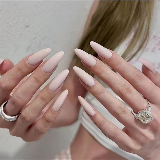 Nude Pink Handmade Press-On Nails