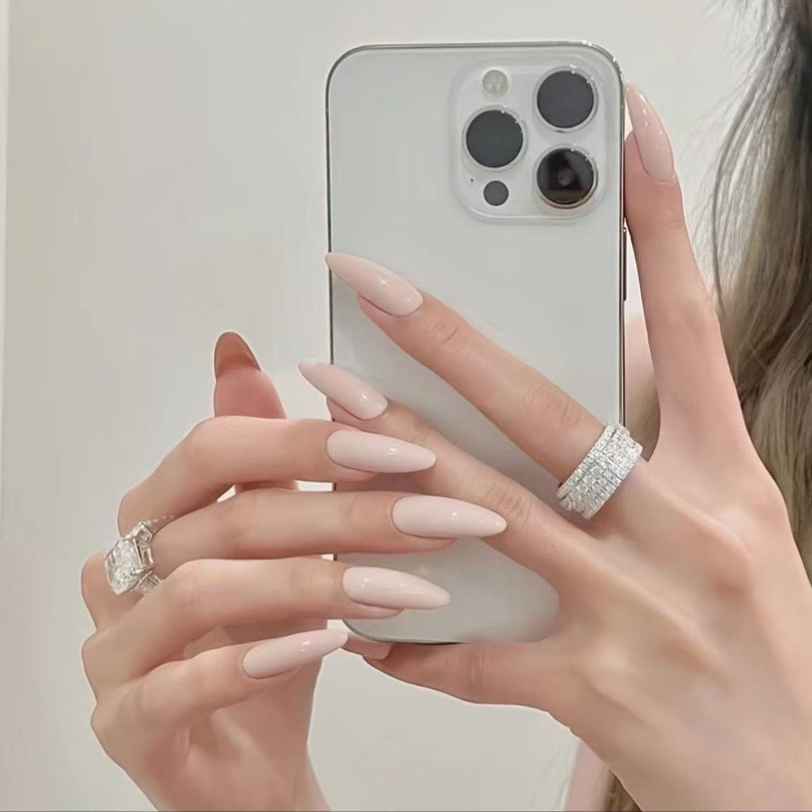 Nude Pink Handmade Press-On Nails