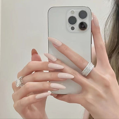 Nude Pink Handmade Press-On Nails