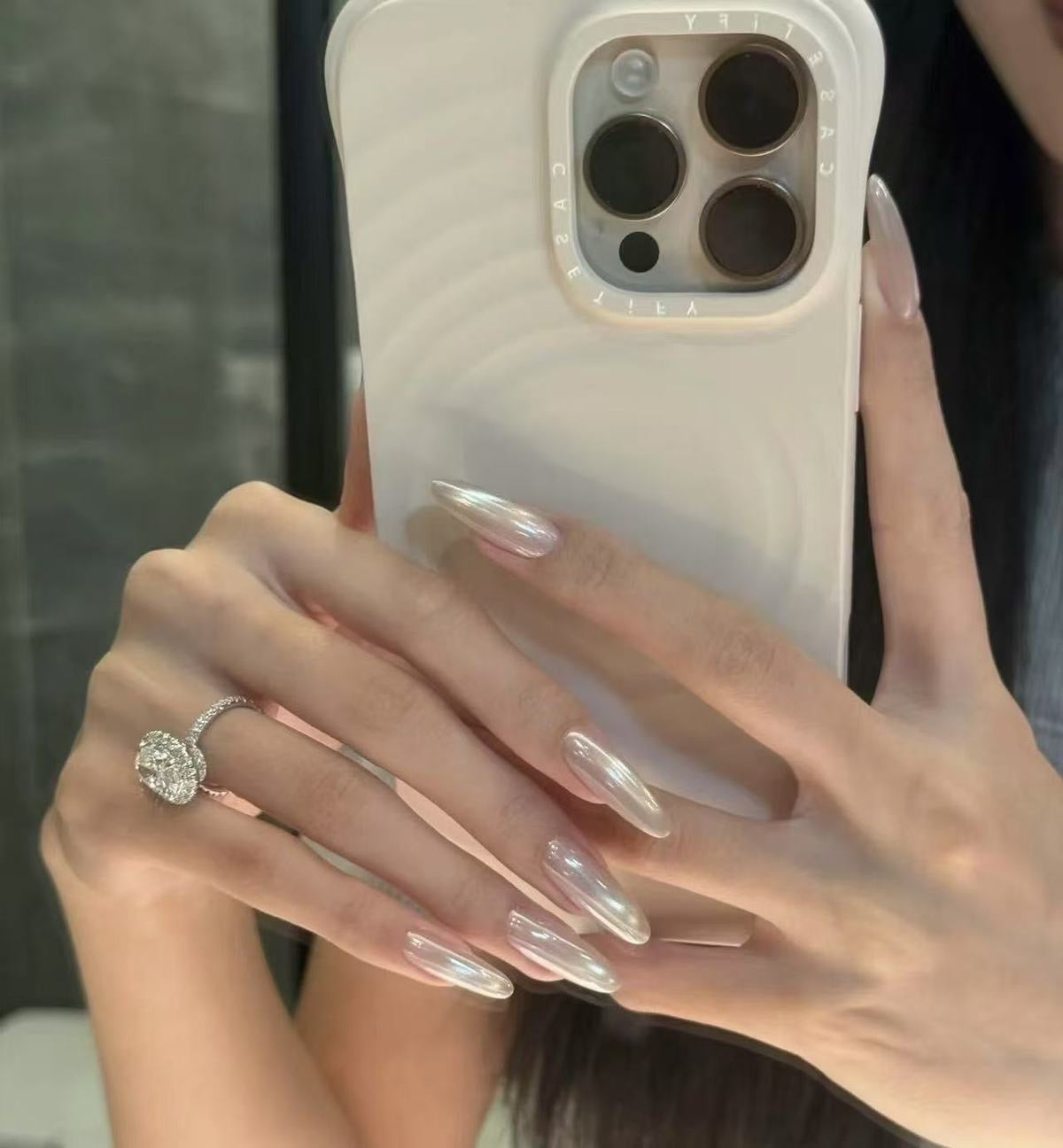 Pure Color Aurora Ultra-Stunning Press-On Nails