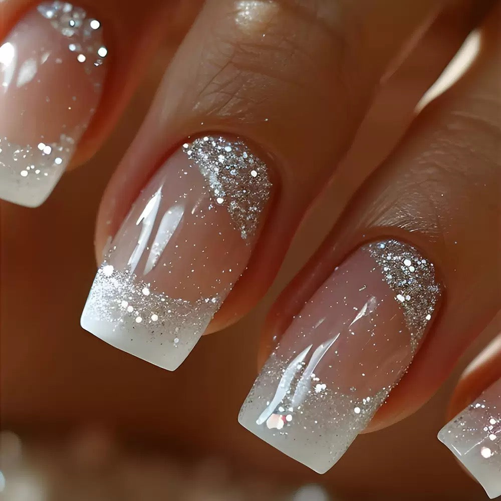 Dazzling Star Shimmer Press-On Nails