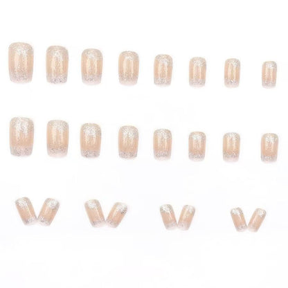 Dazzling Star Shimmer Press-On Nails