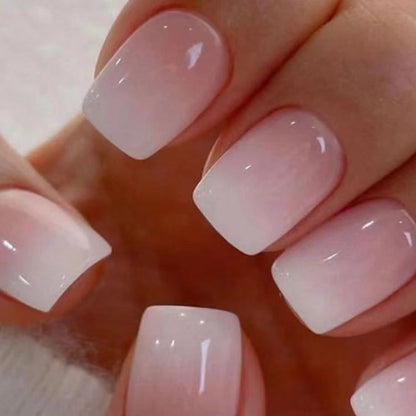 Elegant Gradient Press-On Nails