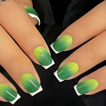 French-Style Edgy Girl Best-Selling Gradient Press-On Nails