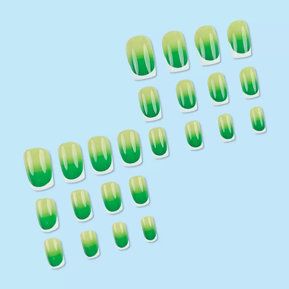French-Style Edgy Girl Best-Selling Gradient Press-On Nails
