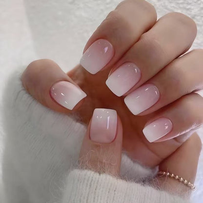 Elegant Gradient Press-On Nails