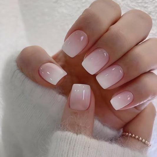 Elegant Gradient Press-On Nails