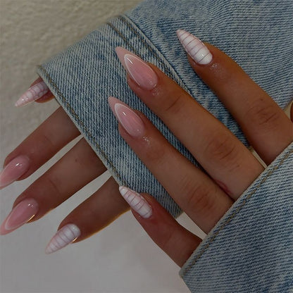 French Pink Gradient Press-On Nails