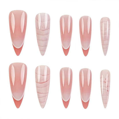 French Pink Gradient Press-On Nails