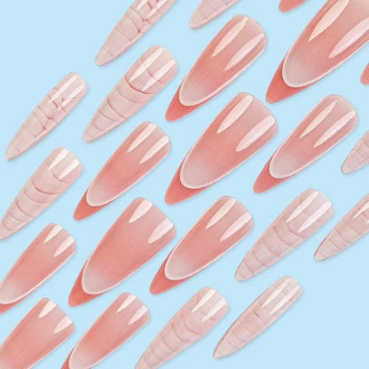 French Pink Gradient Press-On Nails