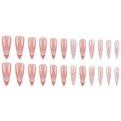French Pink Gradient Press-On Nails