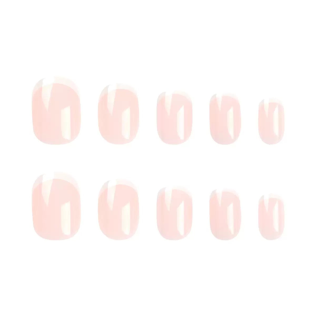 Elegant Simple Nude Press-On Nails