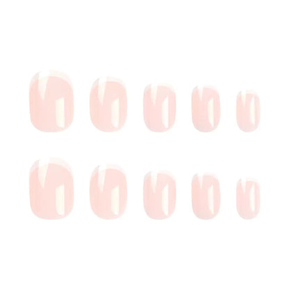Elegant Simple Nude Press-On Nails