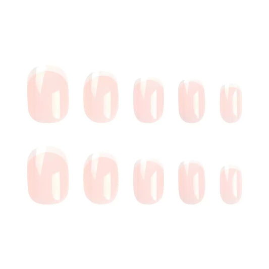 Elegant Simple Nude Press-On Nails