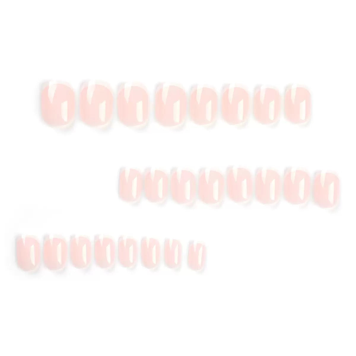 Elegant Simple Nude Press-On Nails