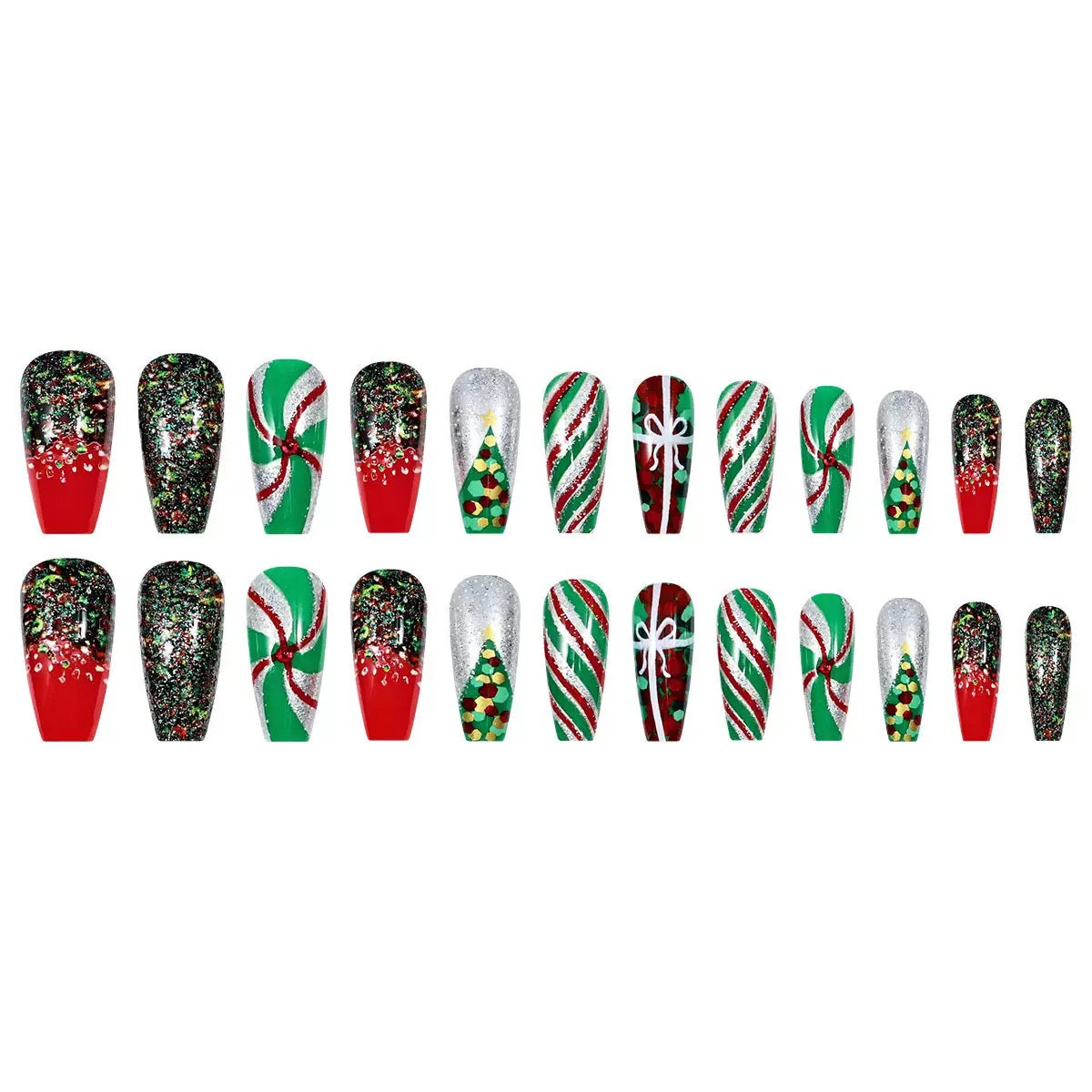Christmas False Nails Christmas Gift Press-On Nails