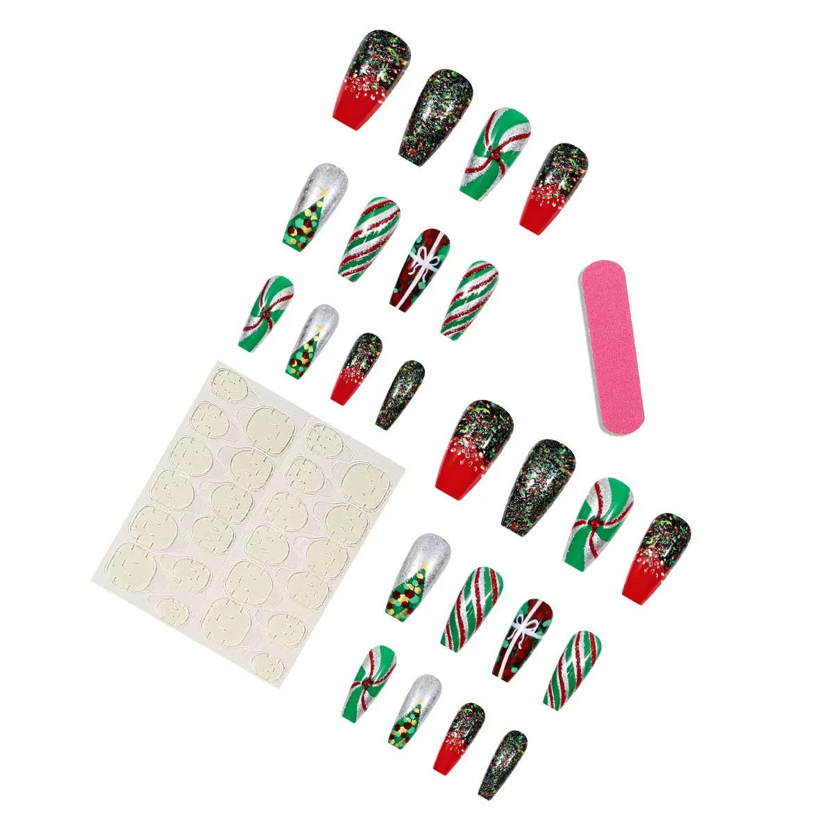Christmas False Nails Christmas Gift Press-On Nails